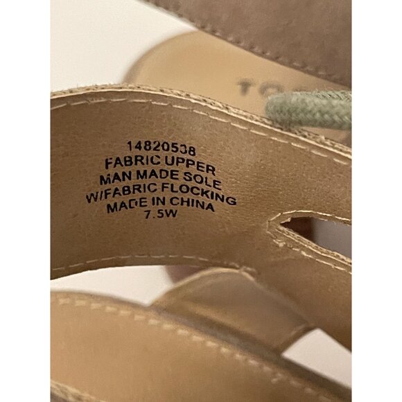 Torrid Women 7.5 WIDE Width Gladiator Lace Up Low Block Heels Sandals Vacay - Picture 9 of 9